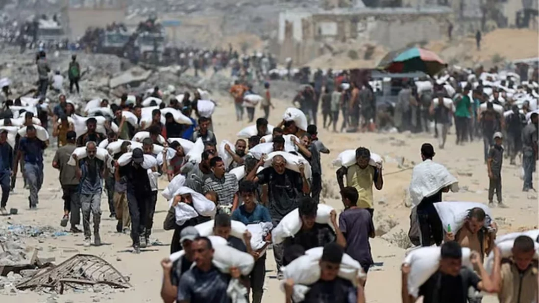 গাজায় ত্রাণ নিতে এসে ইসরায়েলি হামলায় নিহত ৭১